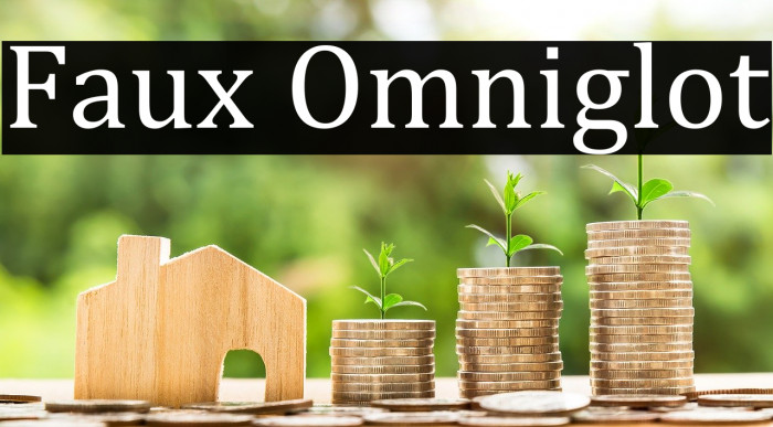 Faux Omniglot Font examples