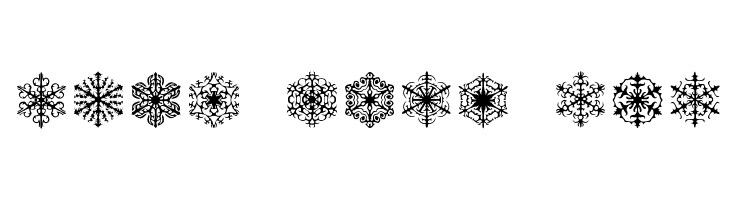 Faux Snow BRK Font