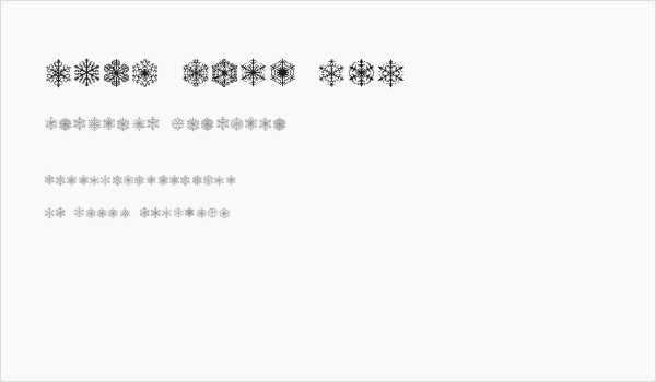 Faux Snow BRK Business Card