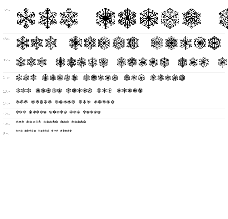 Faux Snow BRK Waterfall