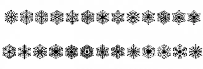 Faux Snow BRK Fuentes MINÚSCULAS