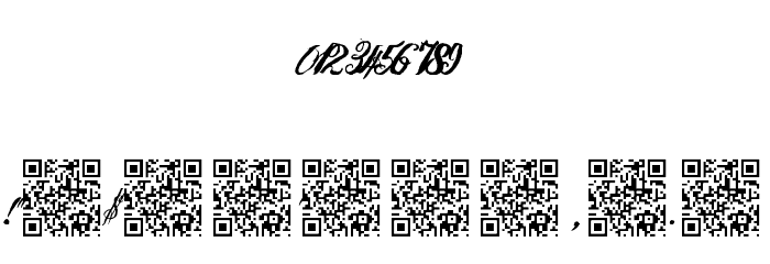 FauxAntique Font OTHER CHARS