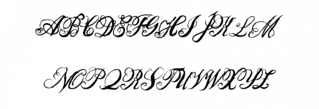 FauxAntique Schriftart Groß