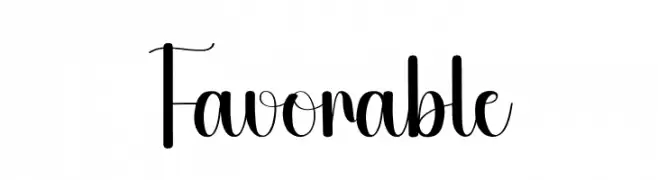 Favorable  font caratteri gratis