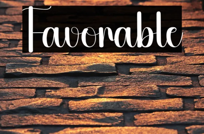 Favorable Example 1