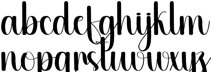 Favorable Font LOWERCASE