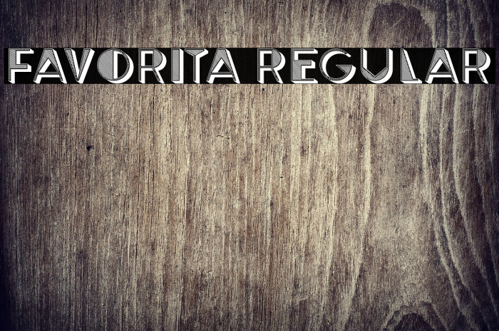 Favorita Regular Example 2