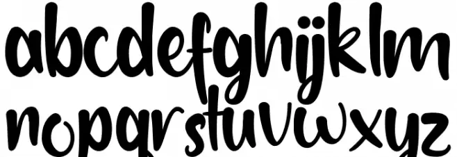 Favorite Pie Demo Schriftart Kleinbuchstaben