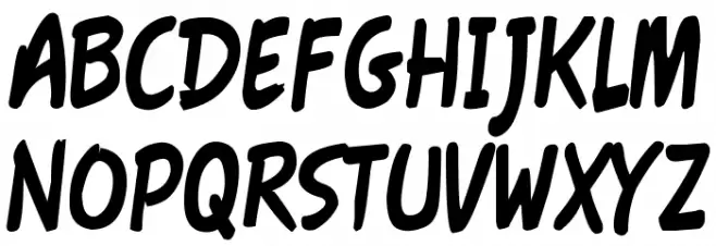 Fawn Script Font UPPERCASE