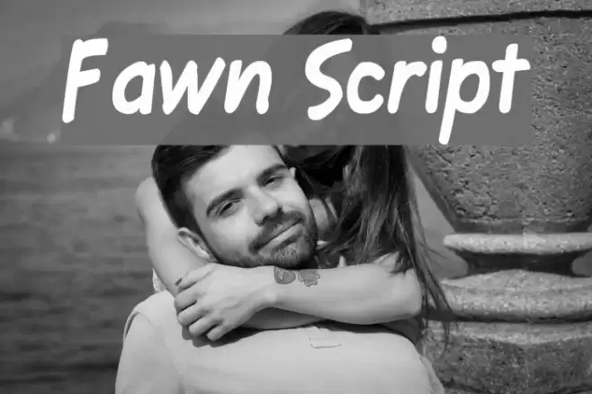 Fawn Script Font examples