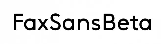 Fax Sans Beta  Fuentes Gratis Descargar