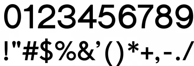 Fax Sans Beta Font OTHER CHARS