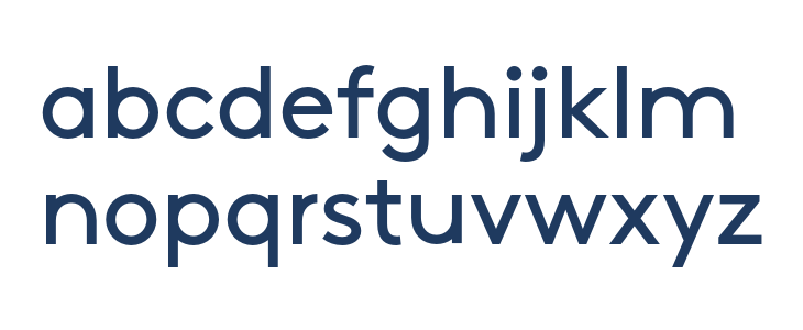 Fax Sans Beta Lowercase