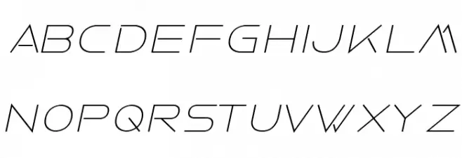 Faxine Sky Bold Italic Schriftart Groß