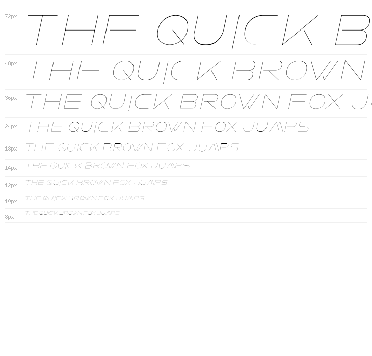 Faxine Sky Italic Waterfall