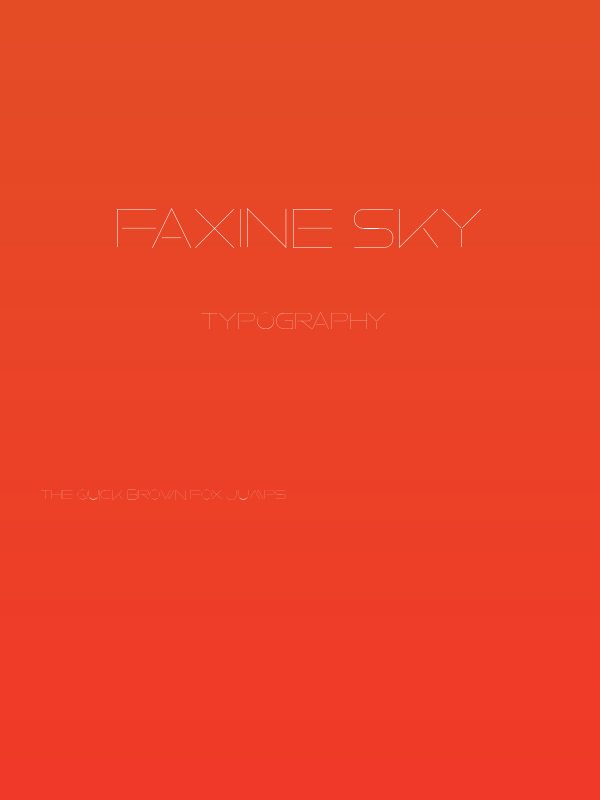 Faxine Sky Poster