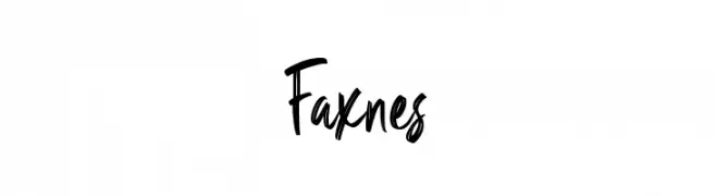 Faxnes  免费字体下载