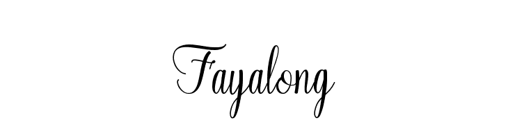 Fayalong  フリーフォントのダウンロード