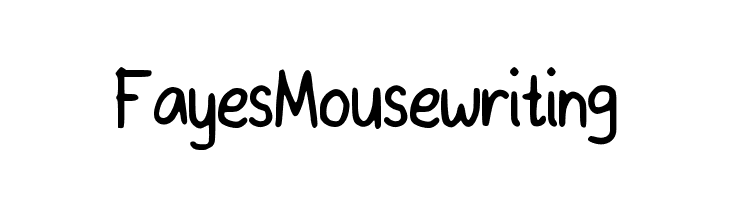 FayesMousewriting 