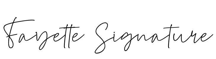 Fayette Signature  नि: शुल्क फ़ॉन्ट्स डाउनलोड