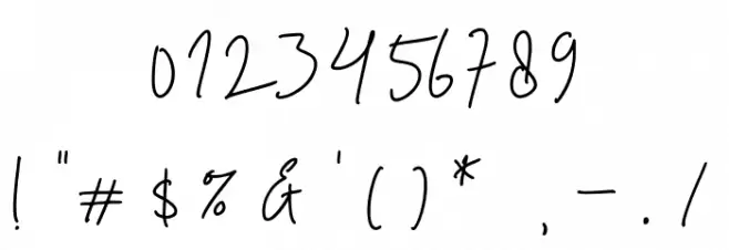 Fayette Signature Font OTHER CHARS