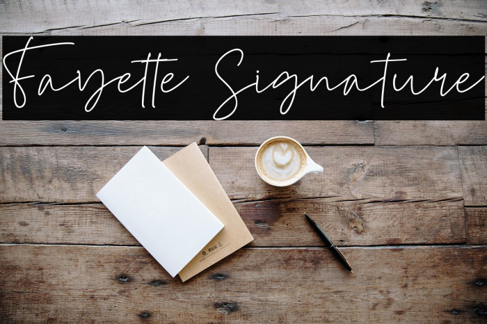 Fayette Signature Example 1