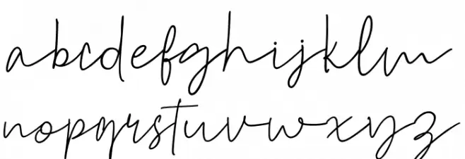 Fayette Signature Caratteri MINUSCOLO