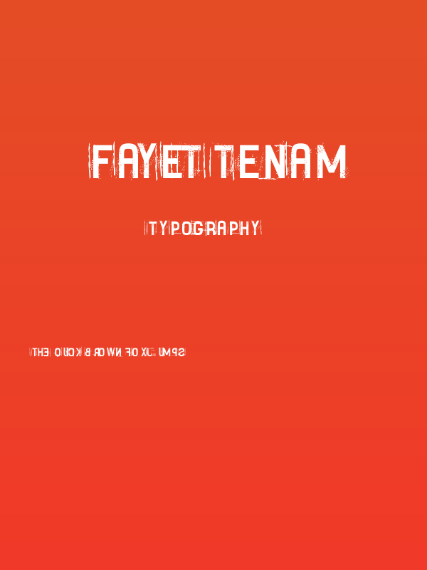 Fayettenam Poster