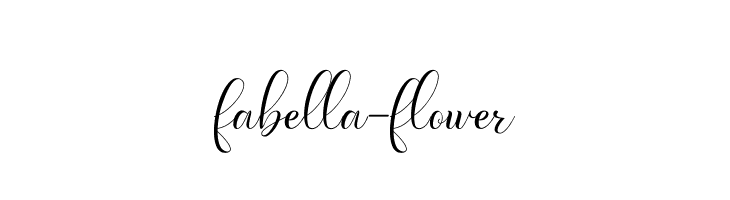 fabella-flower  Frei Schriftart Herunterladen