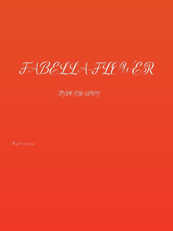 fabella-flower Poster