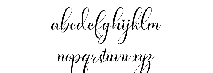 fabella-flower Font LOWERCASE