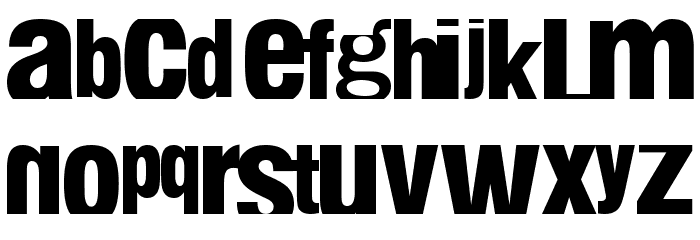 fabianestem Normal Font LOWERCASE