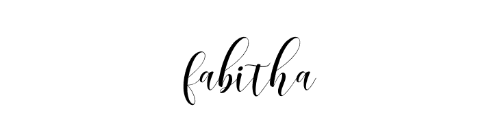 fabitha  Descarca Fonturi Gratis