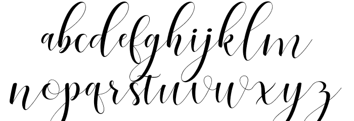 fabitha Font LOWERCASE