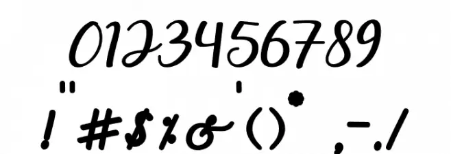 fablus Font OTHER CHARS