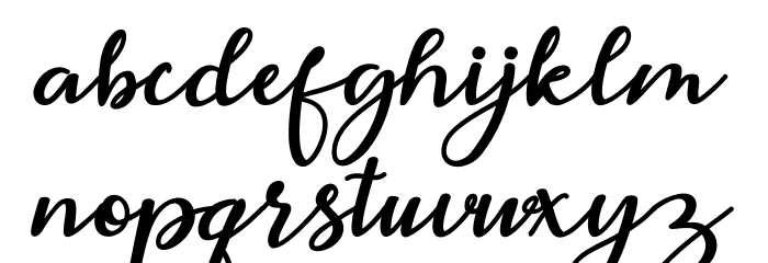 fablus Font LOWERCASE