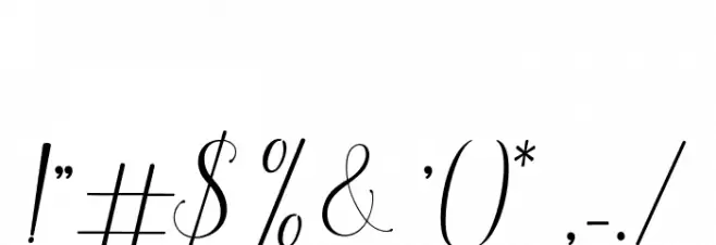 fabulous Font OTHER CHARS