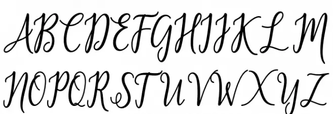 fabulous Шрифта ВЕРХНИЙ