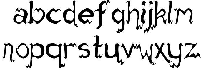 fack Font LOWERCASE