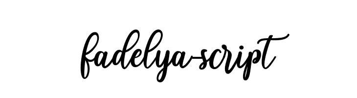 fadelya-script  免费字体下载