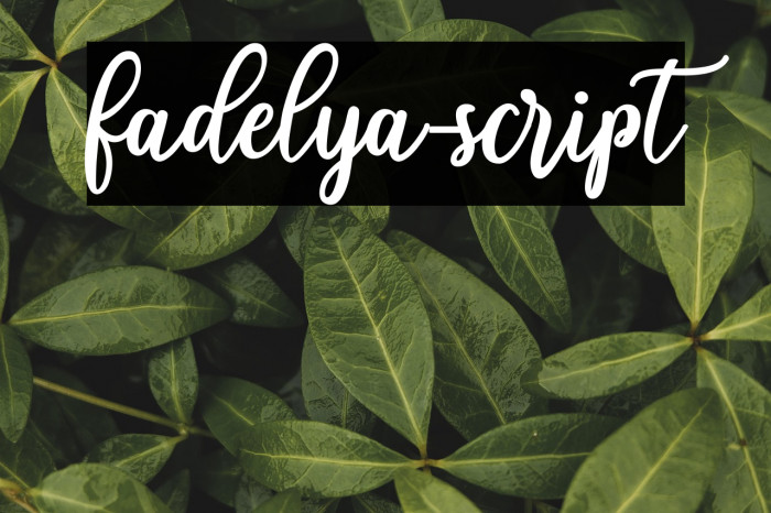 fadelya-script Example 1
