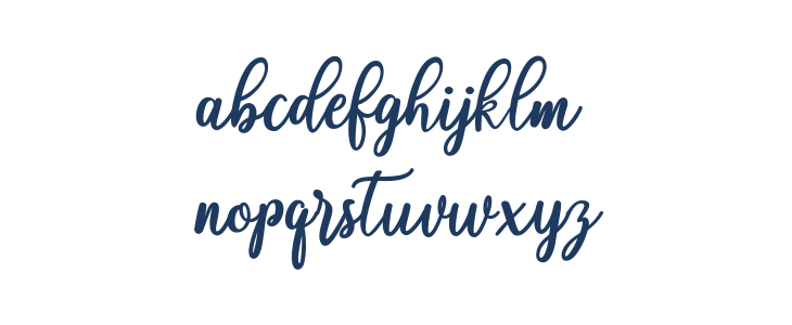 fadelya-script Lowercase