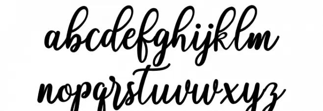 fadelya-script 字体 小写