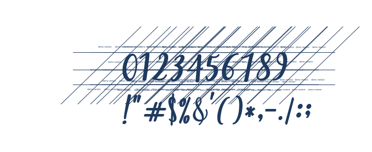 fadillademo-Regular Other Characters