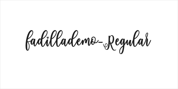 fadillademo-Regular Logo