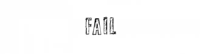 fail  Frei Schriftart Herunterladen