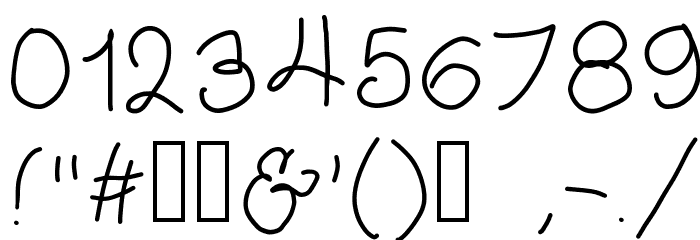 fairy wings Font OTHER CHARS