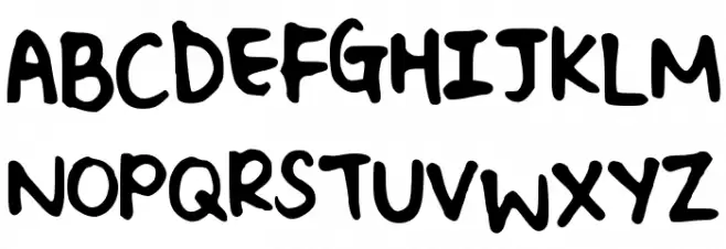 faithhandwriting Fonte MAIÚSCULAS