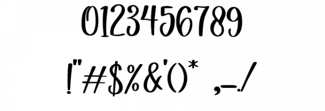 falena Font OTHER CHARS