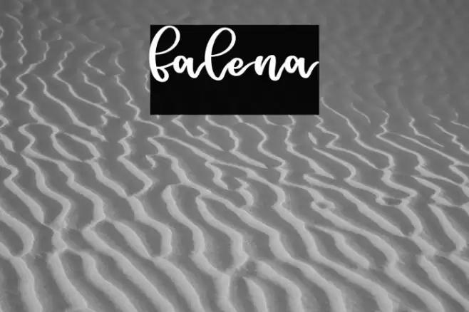falena Font examples